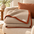 NAVZELIA Waffle Knit Throw Blanket